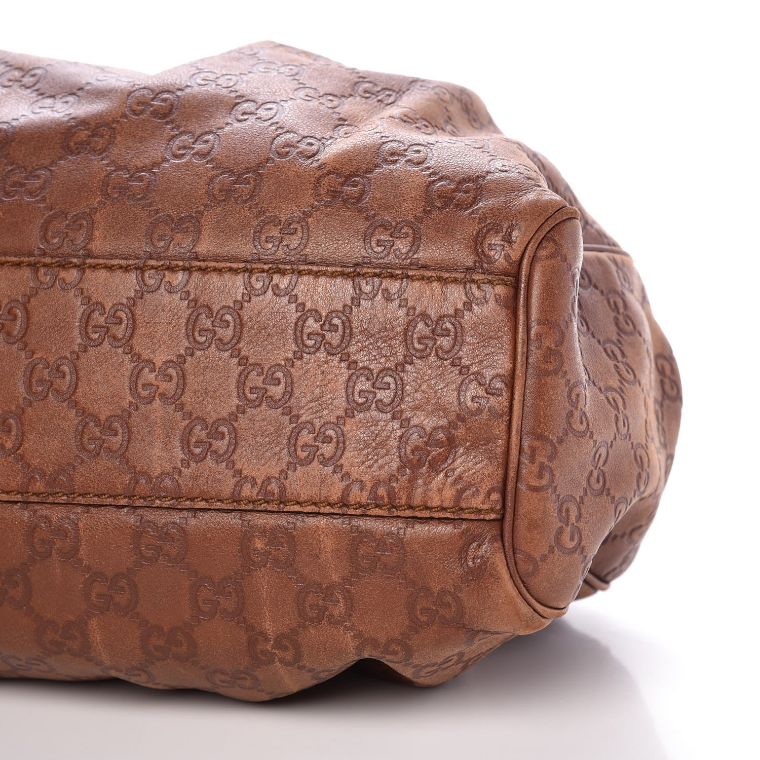 Gucci Guccissima Medium Sukey Tote Brown 14 of 14