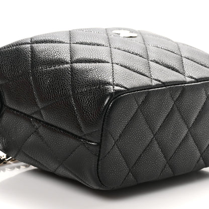 Chanel Caviar Quilted Hobo Clutch With Chain Black Clutch With Chain Black 9 of 10