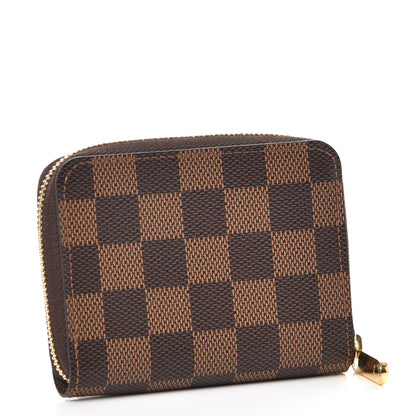 Louis Vuitton Damier Ebene Zippy Coin Purse 3 of 9