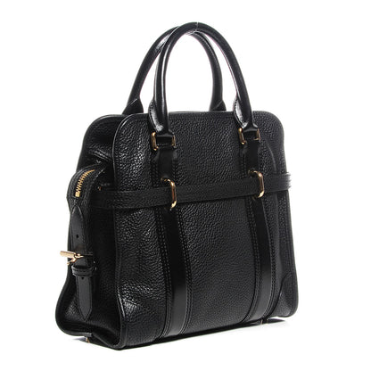 Burberry London Grainy Calfskin Medium Minford Portrait Tote Black 3 of 10