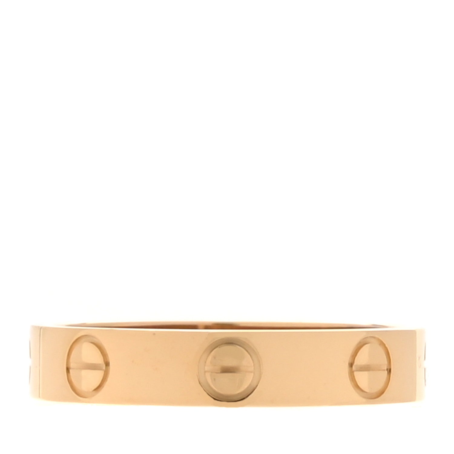 Cartier 18K Yellow Gold 3.5mm LOVE Wedding Band Ring 52 6 1 of 5