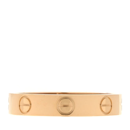 Cartier 18K Yellow Gold 3.5mm LOVE Wedding Band Ring 52 6 1 of 5