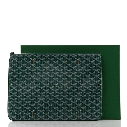 Goyard Goyardine Senat Pochette GM Green 7 of 7
