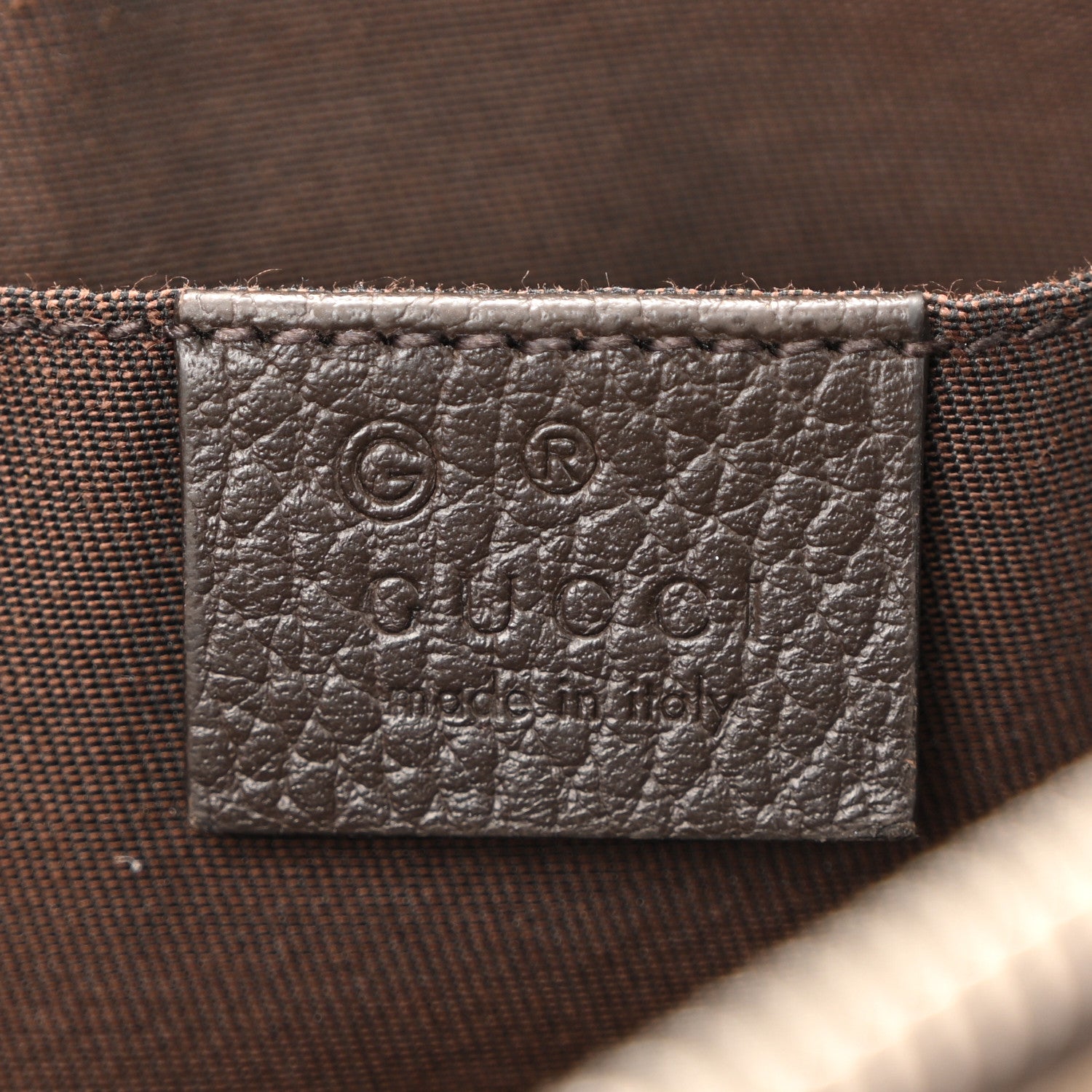 Gucci Monogram Belt Bag Dark Brown 6 of 10
