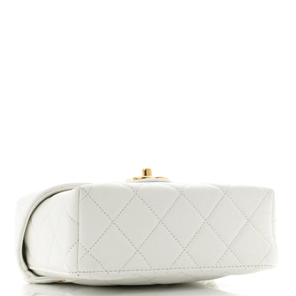 Chanel Caviar Quilted Handy Box Vanity Case White 4 of 12
