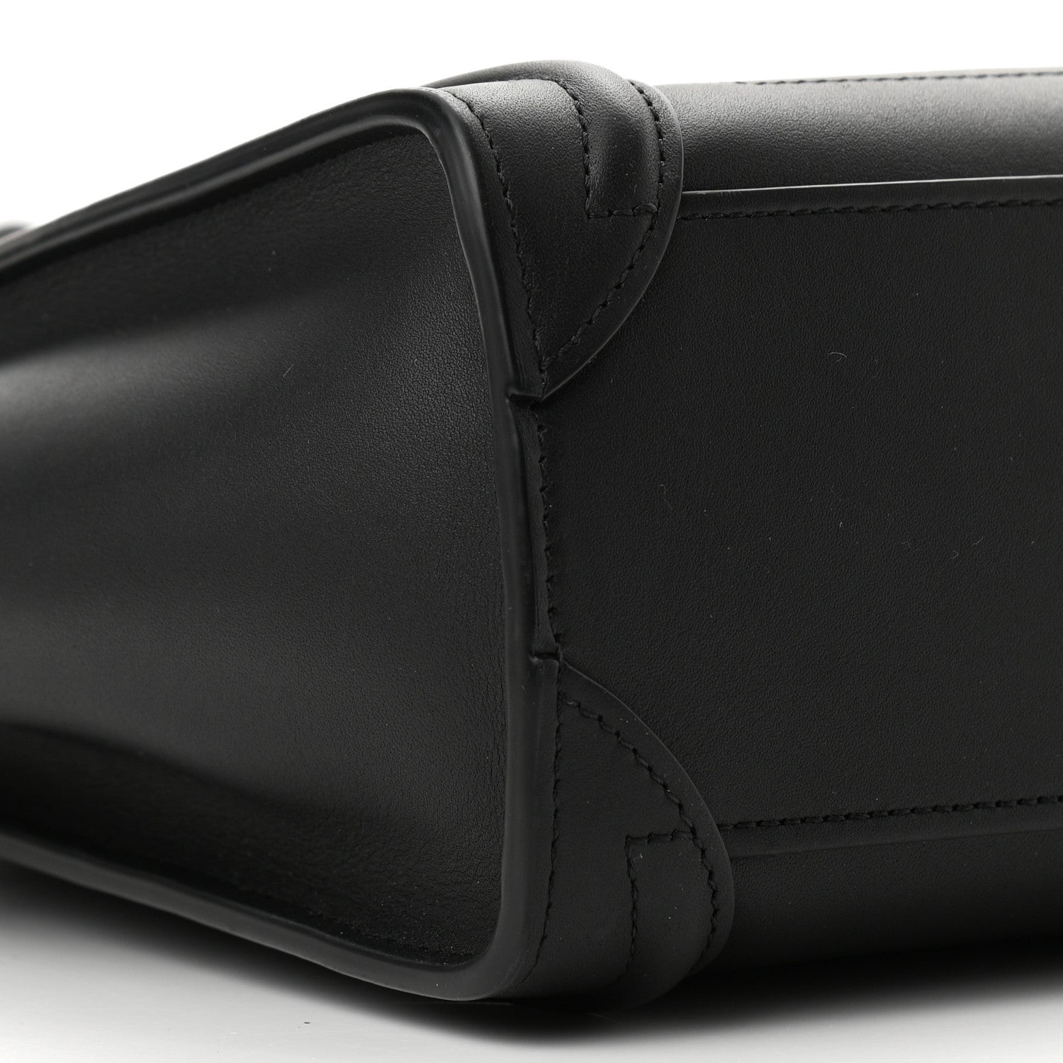 Celine Smooth Calfskin Nano Luggage Black 8 of 10
