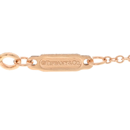 Tiffany 18K Rose Gold Small T Smile Pendant Necklace 4 of 5