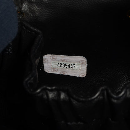 Chanel Lambskin Vanity Cosmetic Bag Black 8 of 8