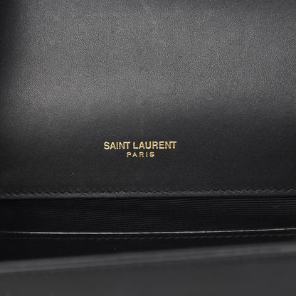 Saint Laurent Calfskin Small Monogram Kate Satchel Black 6 of 12
