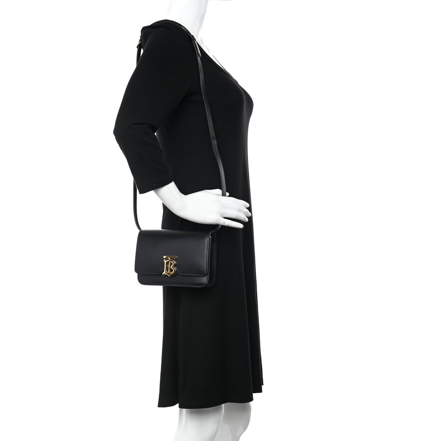 Calfskin Small TB Bag Black