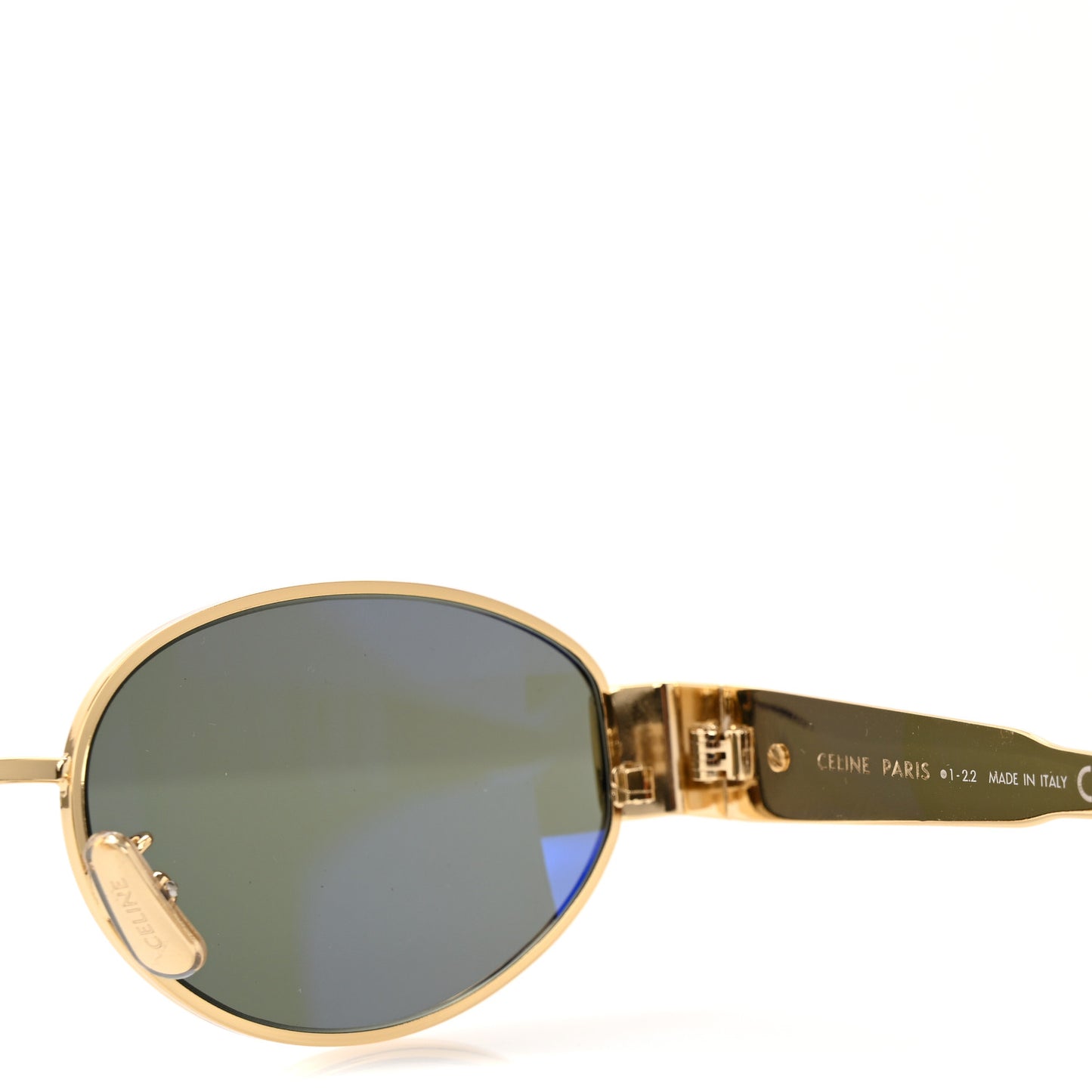 Metal Triomphe 01 Sunglasses CL40235U Gold Green