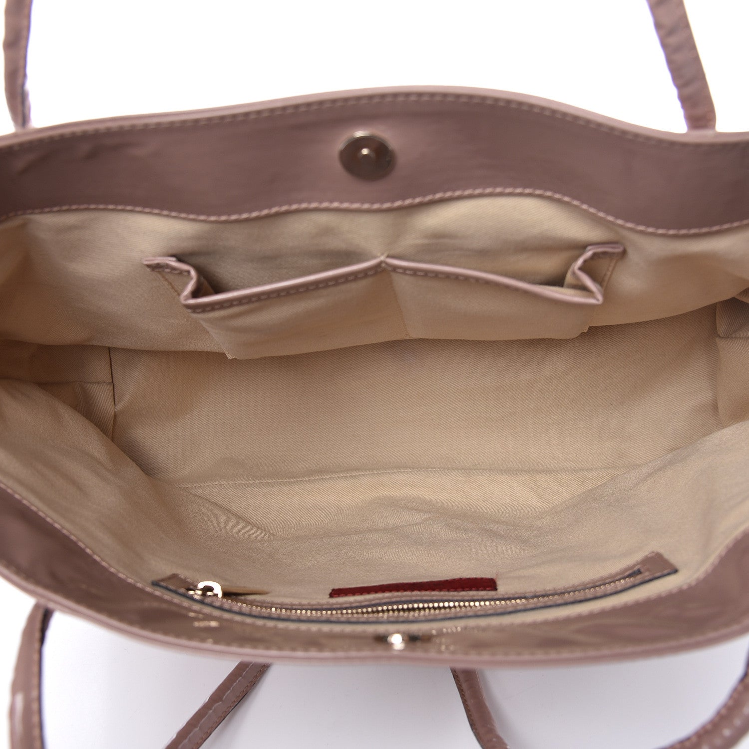Valentino Garavani Patent Lacca Bow Tote Poudre 5 of 10