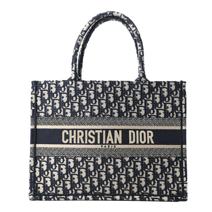 Christian Dior Oblique Medium Book Tote Blue Multicolor 1 of 9