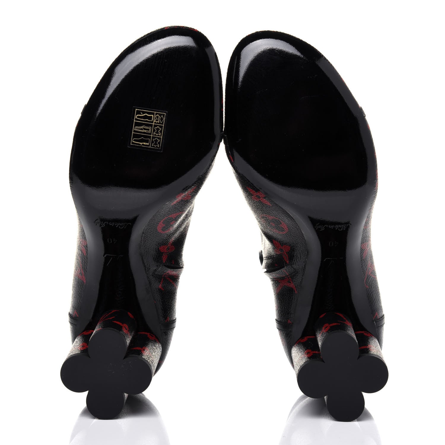 Louis Vuitton Monogram Infrarouge New Revival Boots 40 Black 5 of 13