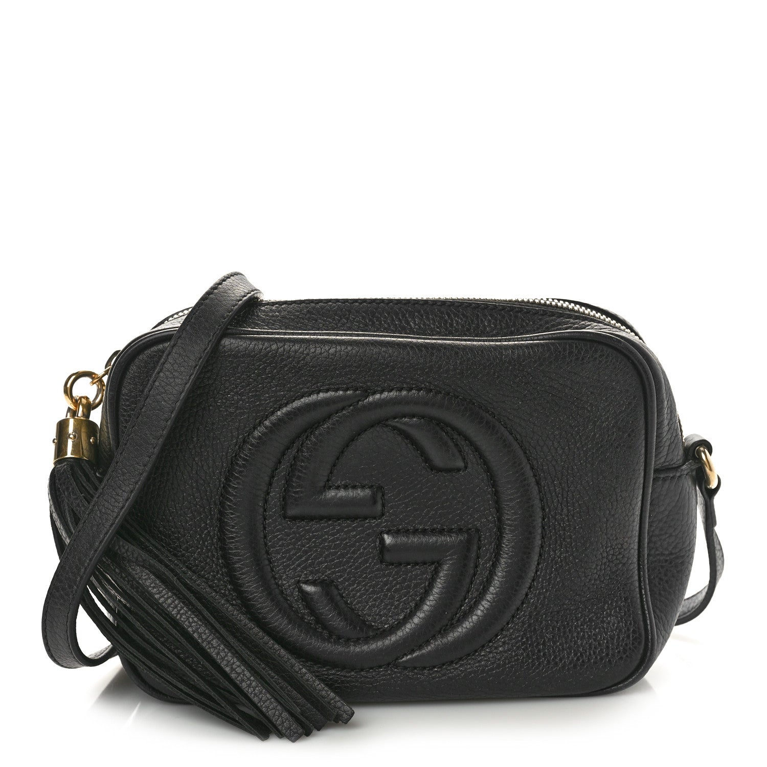 Gucci Pebbled Calfskin Small Soho Disco Bag Black 1 of 16