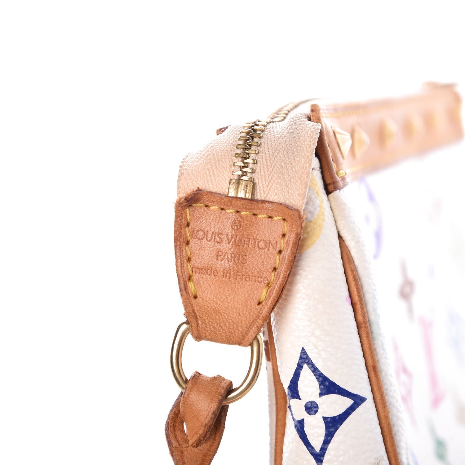Louis Vuitton Monogram Multicolor Pochette Accessories White 6 of 7