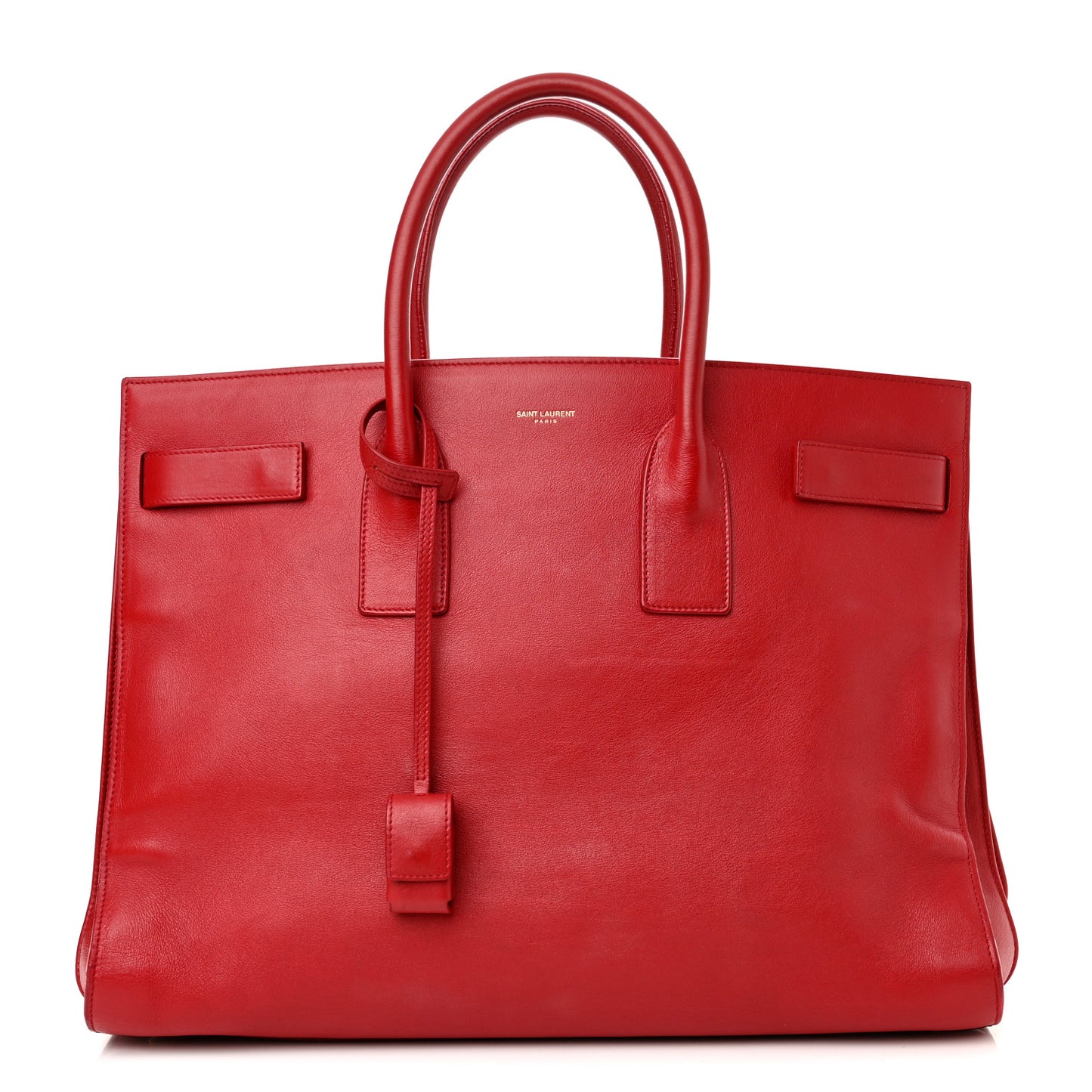 Calfskin Large Sac de Jour Carryall Rouge Orient