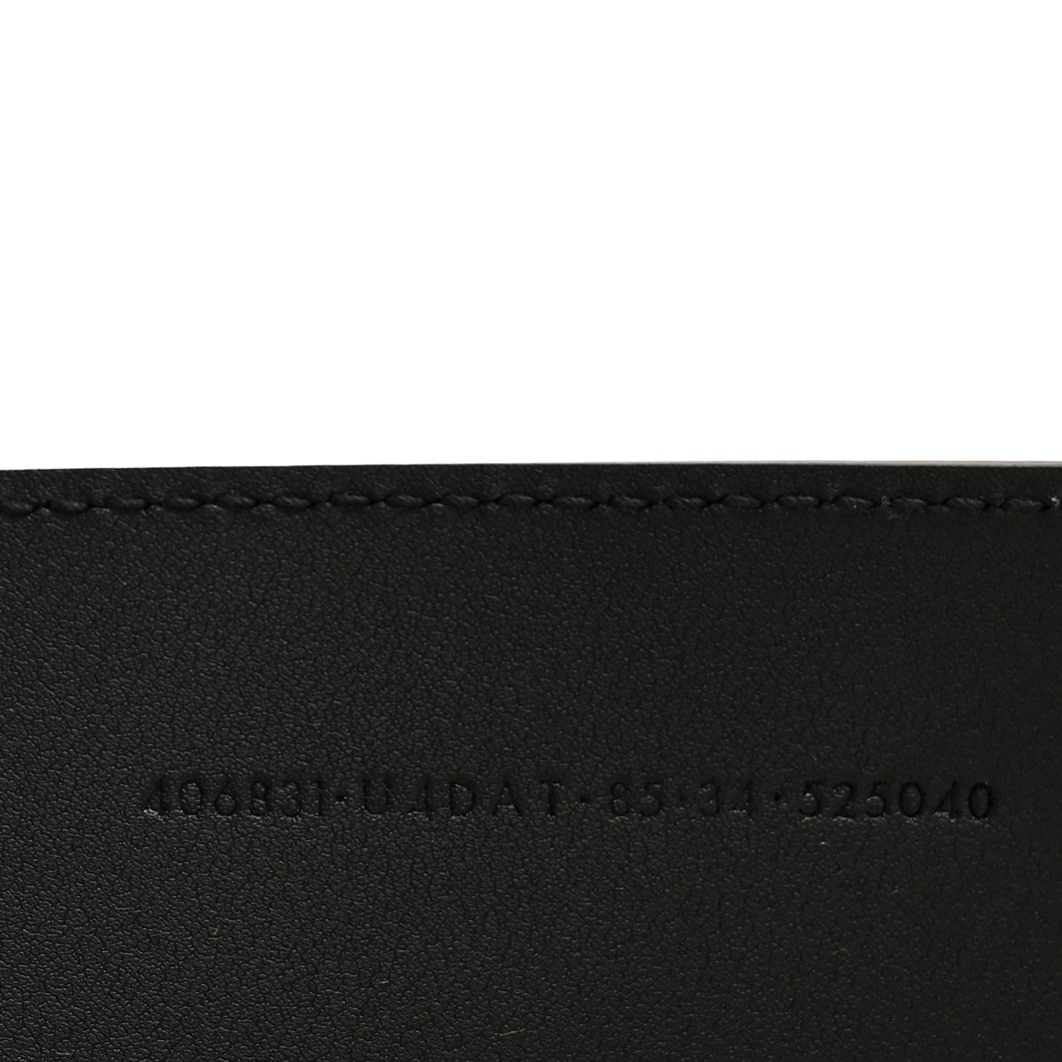 Gucci X ADIDAS Textured Dollar Calfskin Double G 40mm Belt 85 34 Black 6 of 6