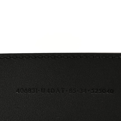 Gucci X ADIDAS Textured Dollar Calfskin Double G 40mm Belt 85 34 Black 6 of 6