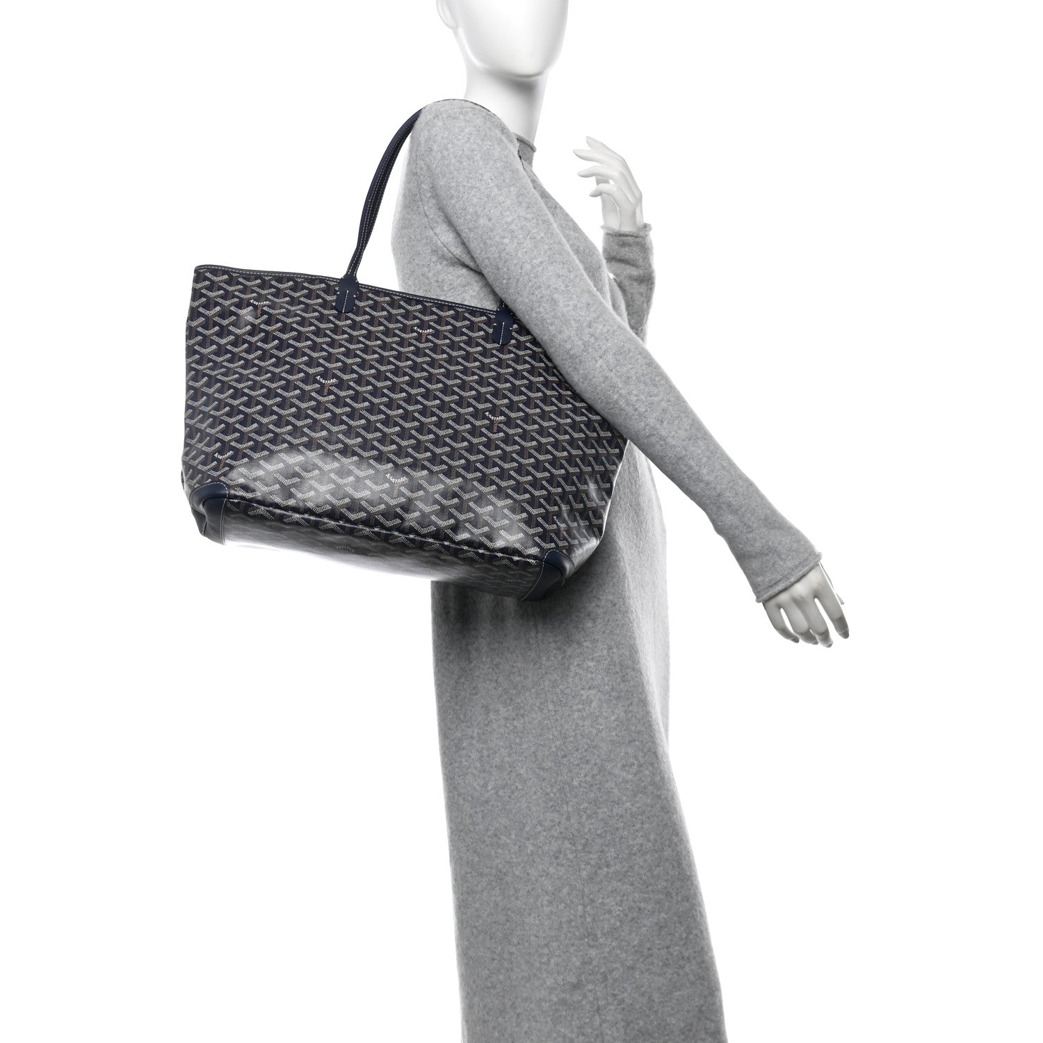 Goyard Goyardine Artois MM Navy 2 of 10