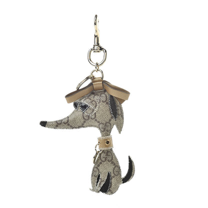 Gucci GG Supreme Monogram Dog Key Charm 1 of 3