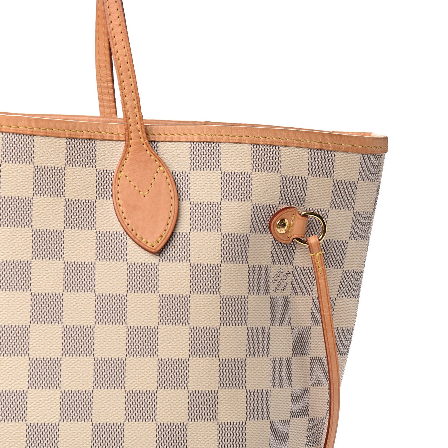 Damier Azur Neo Neverfull MM Rose Ballerine