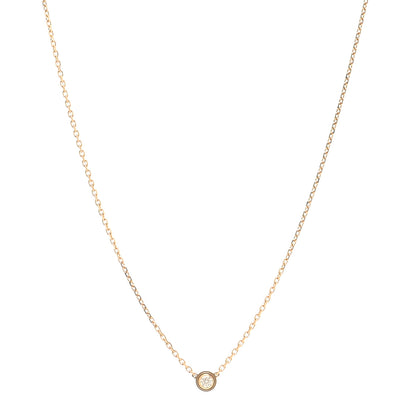 Cartier 18K Yellow Gold Diamond XS D'Amour Pendant Necklace 1 of 5