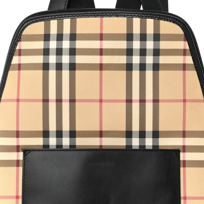Burberry Canvas House Check Backpack Black 8 of 18