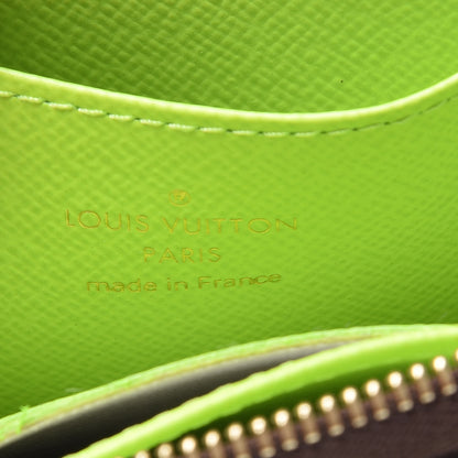 Louis Vuitton Monogram Graffiti Zippy Coin Purse Wallet Green 6 of 8