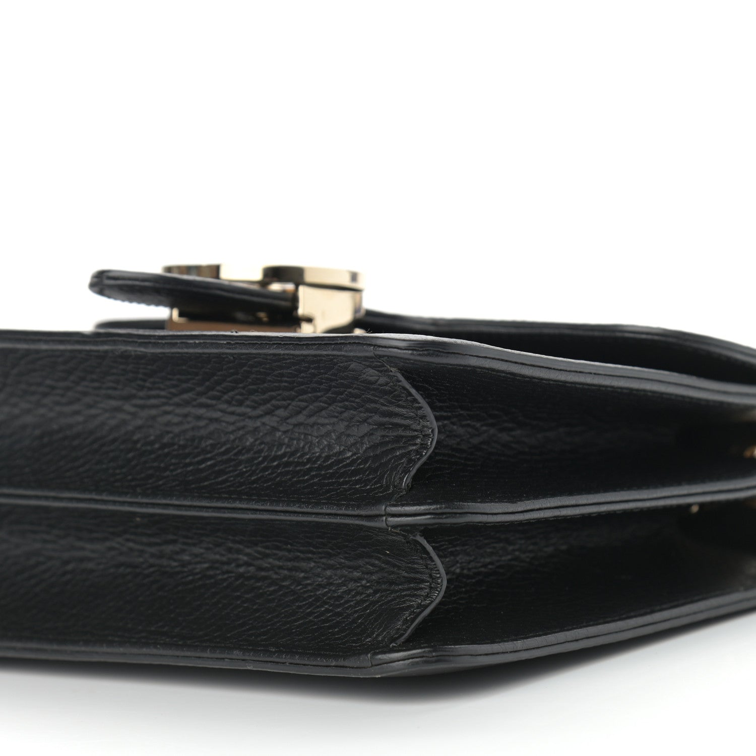 Gucci Dollar Calfskin Small Interlocking G Shoulder Bag Black 19 of 22