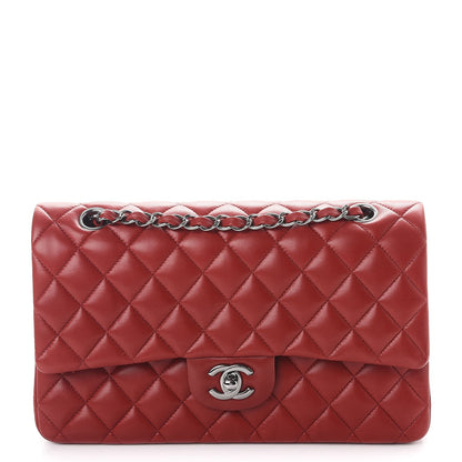 Chanel Lambskin Quilted Medium Double Flap Red 1 of 9