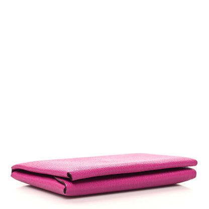 Hermes Chevre Mysore Calvi Duo Card Case Rose Pourpre 4 of 12