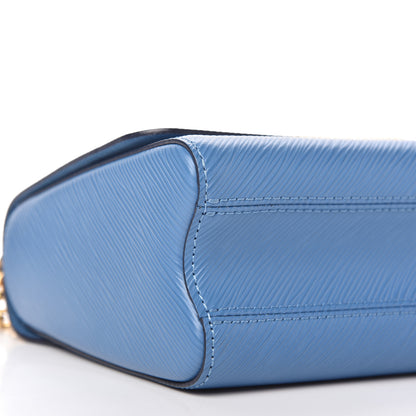 Louis Vuitton Epi Twist Shoulder Bag MM Blue Jean 6 of 9