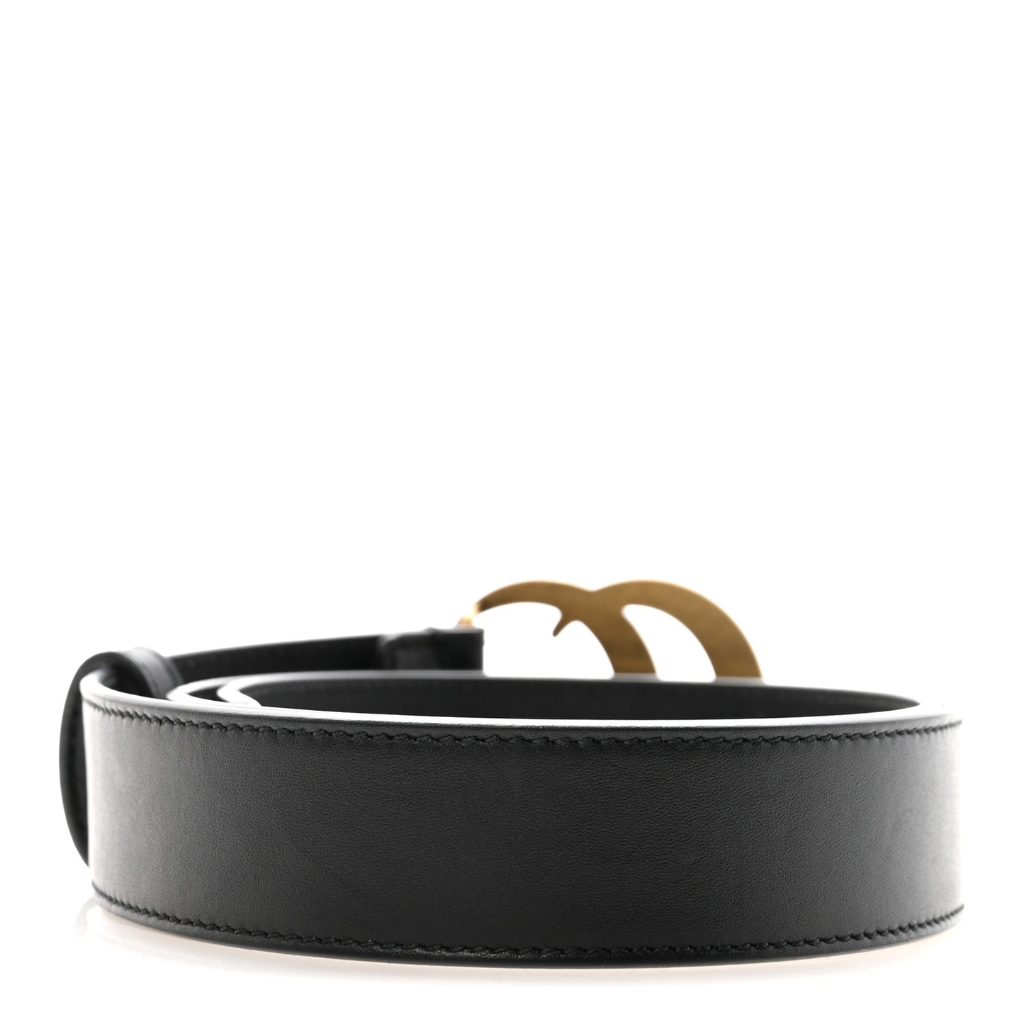 Calfskin Double G 30mm Belt 80 32 Black