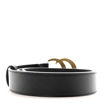 Gucci Calfskin Double G 30mm Belt 80 32 Black 2 of 6