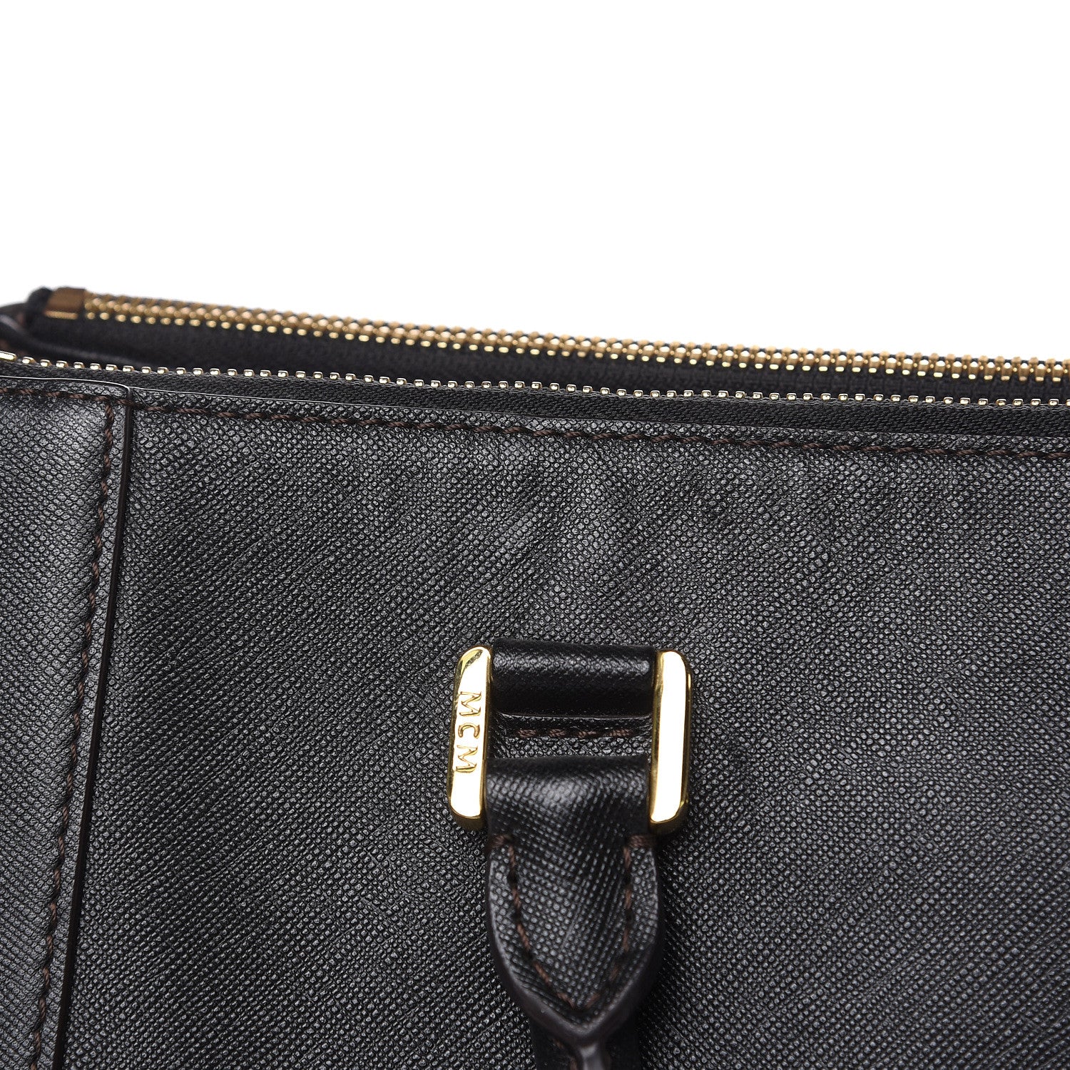 MCM Saffiano Nuovo Tote Black 14 of 14