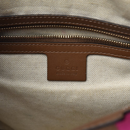 Gucci Monogram Vintage Web Medium Boston Maple Brown 6 of 18
