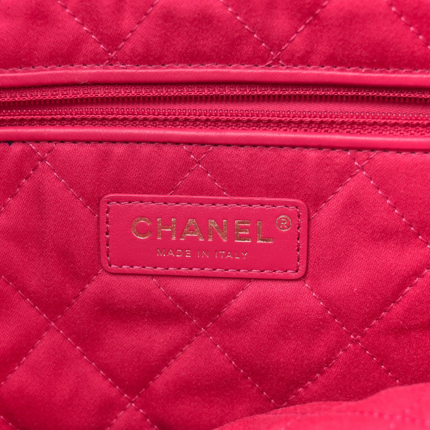 Chanel Shiny Calfskin Quilted Small Chanel 22 Fuchsia 7 of 12