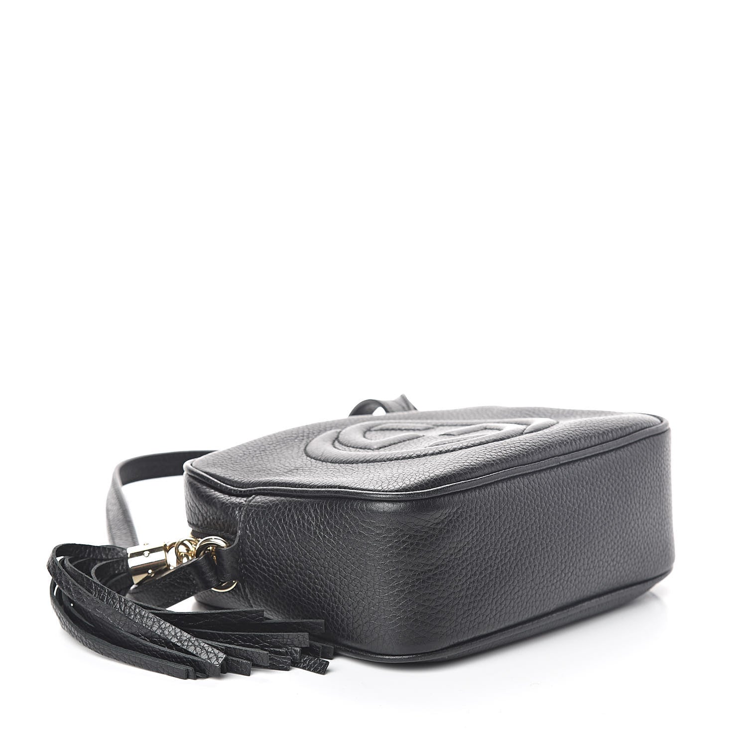 Gucci Pebbled Calfskin Small Soho Disco Bag Black 4 of 9