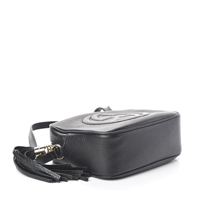 Gucci Pebbled Calfskin Small Soho Disco Bag Black 4 of 9