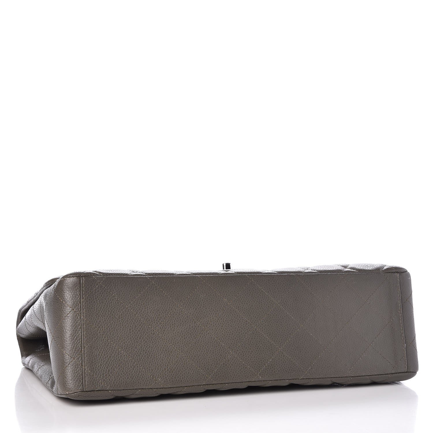 Chanel Caviar Quilted Maxi Single Flap Grey 4 of 7