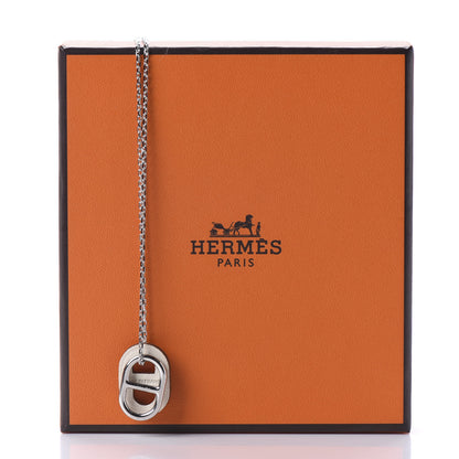 Hermes Swift O'Maillon Pendant Necklace White 8 of 8