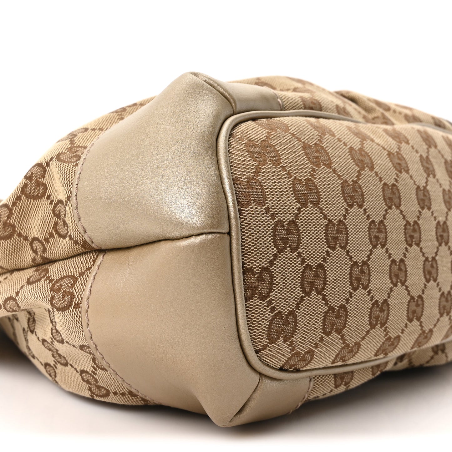 Monogram Medium Sukey Top Handle Bag Golden Beige
