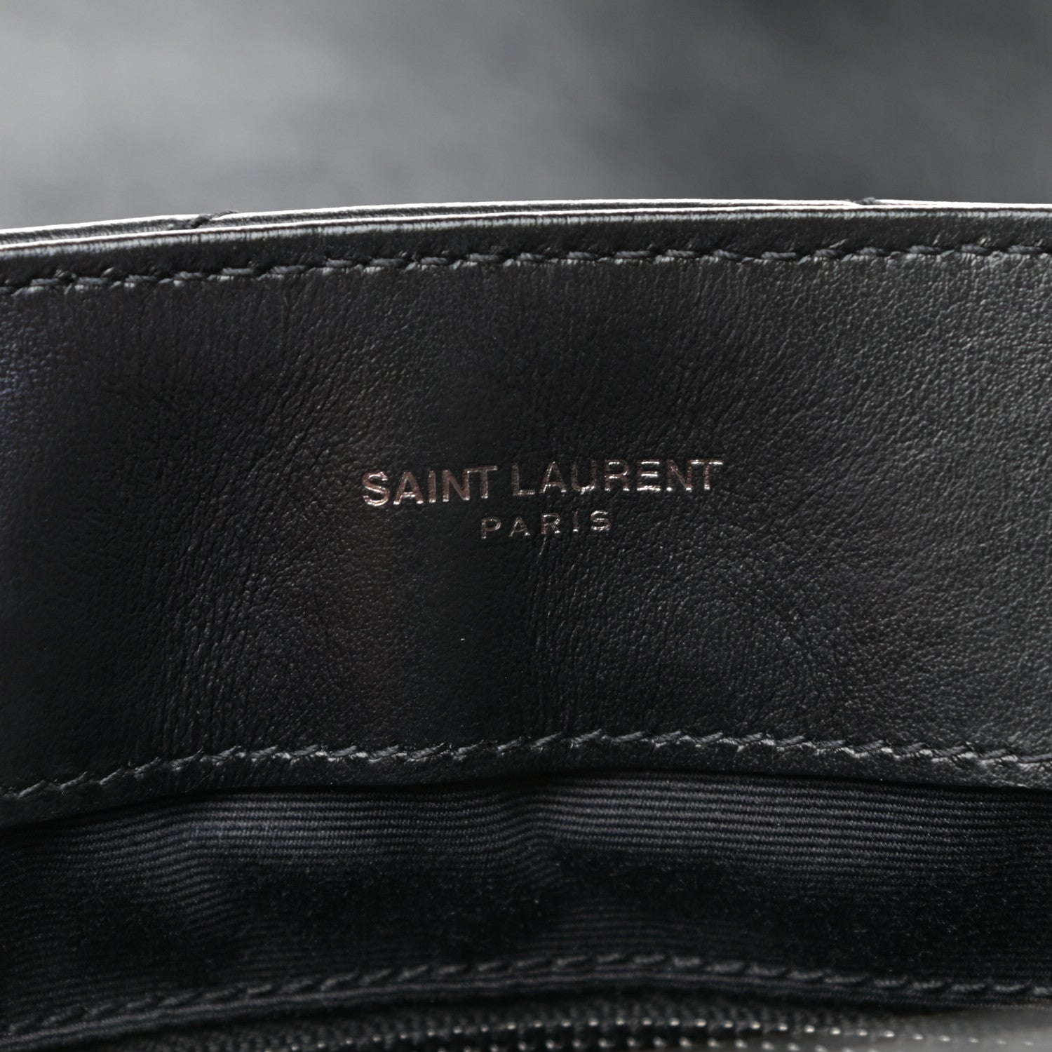 Saint Laurent Calfskin Y Quilted Monogram Medium Loulou Chain Satchel Black 6 of 10