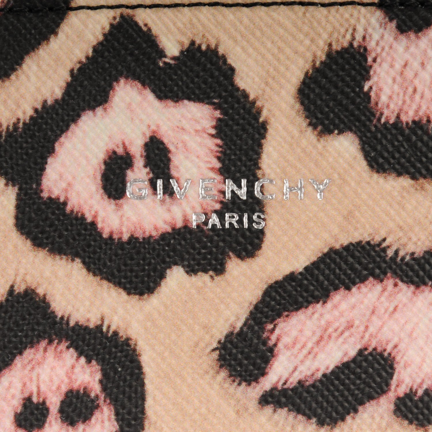 Givenchy Coated Canvas Jaguar Print Zip Pouch 6 of 8