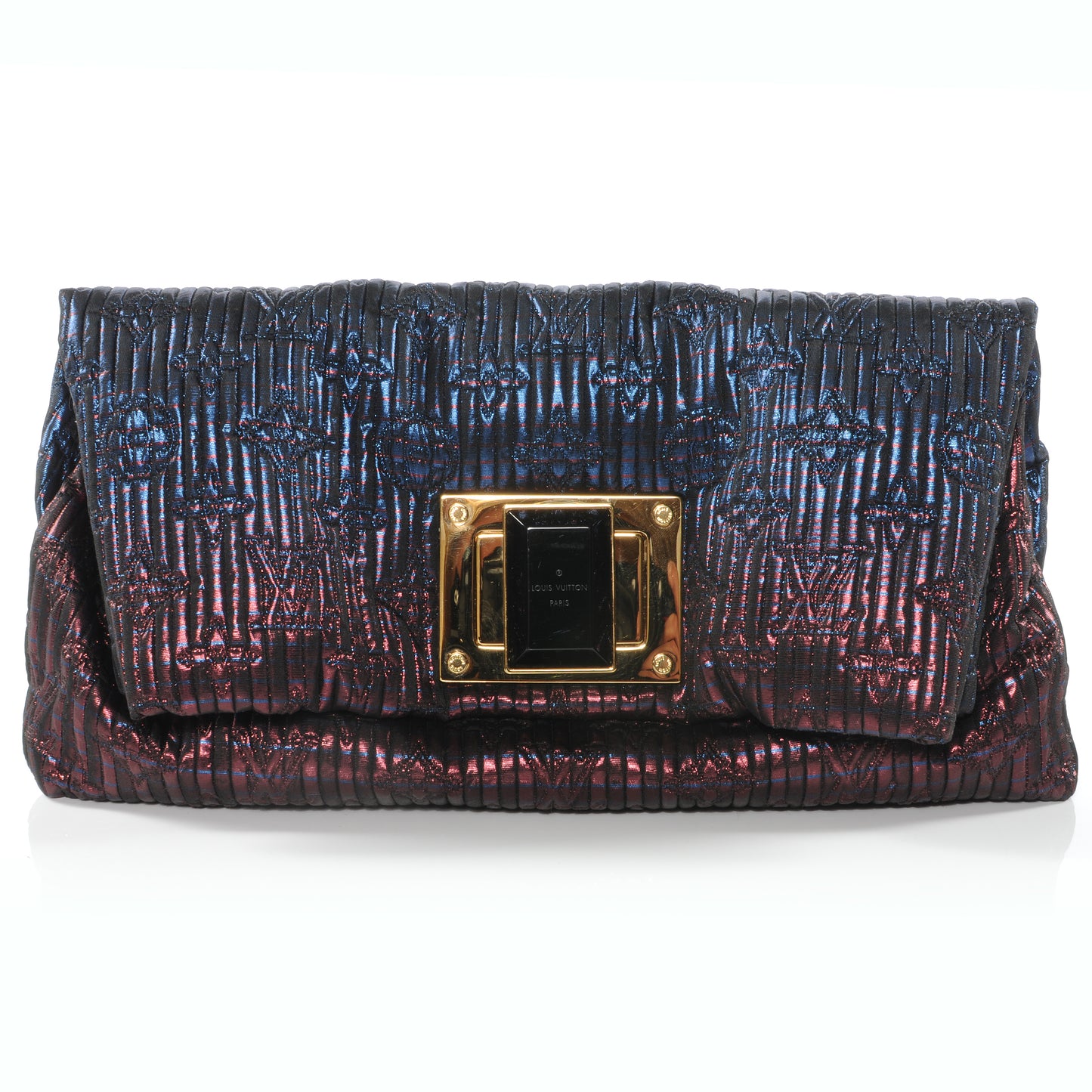 Jacquard Quilted Monogram Altair Clutch Marine