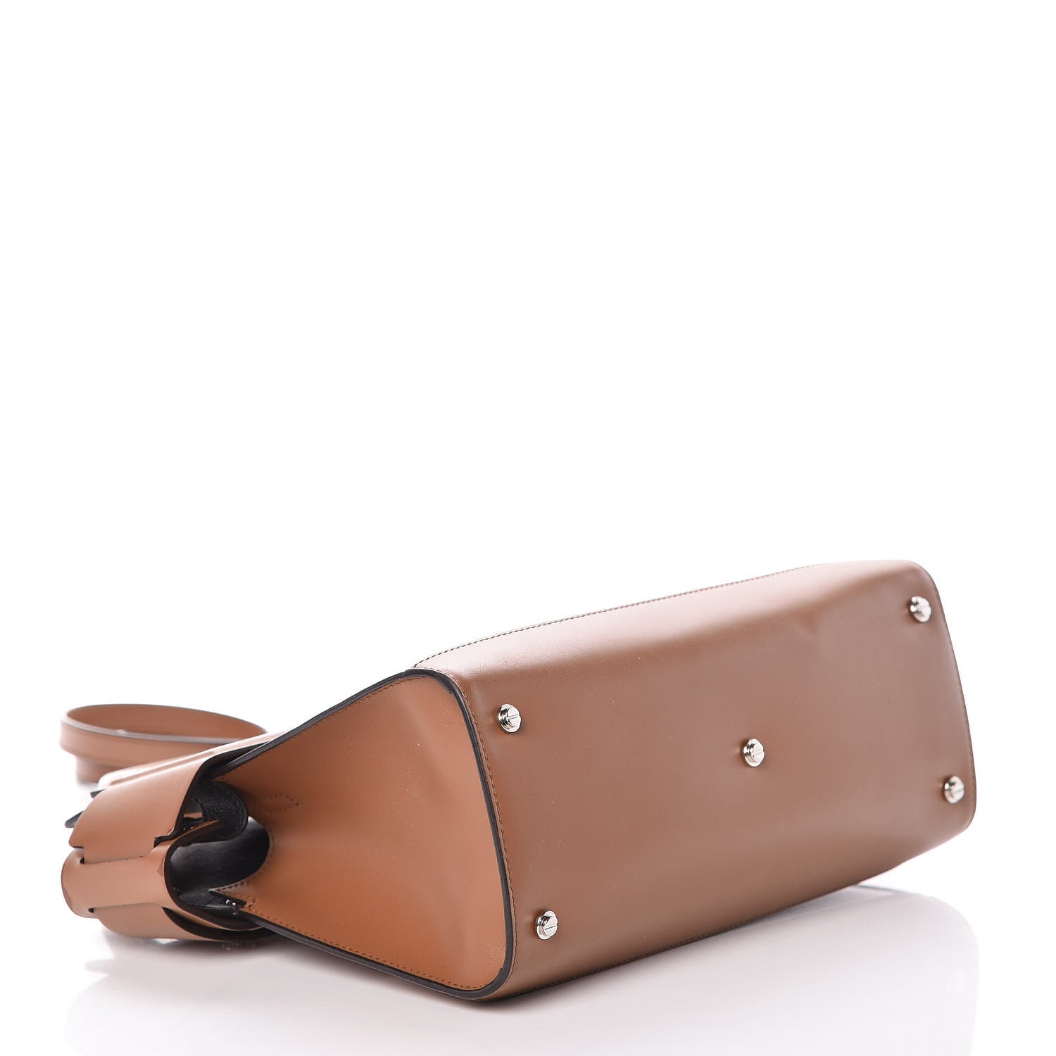 Givenchy Smooth Calfskin Small Horizon Satchel Caramel 4 of 11