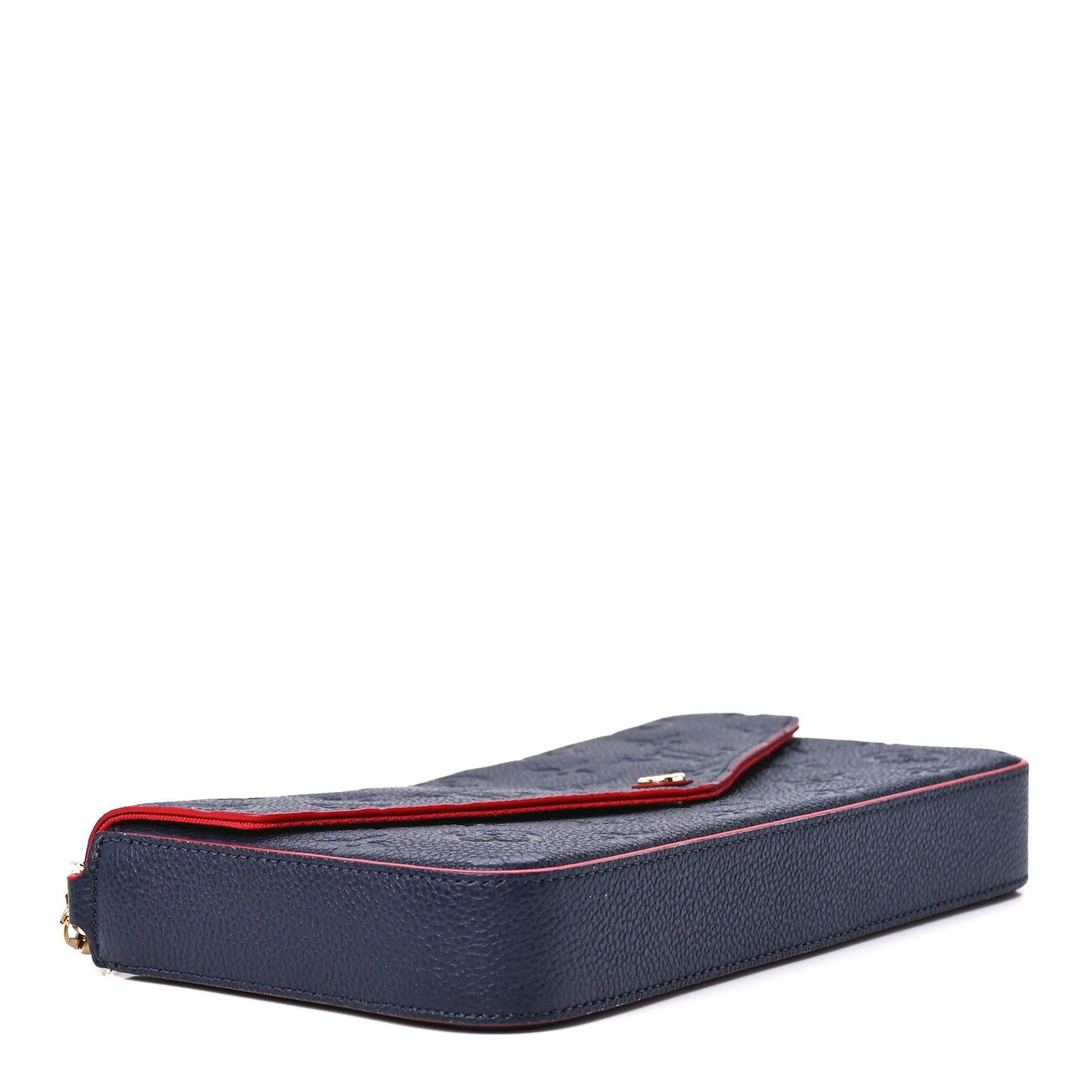 Empreinte Pochette Felicie Chain Wallet Marine Rouge