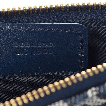 Christian Dior Monogram Mini Saddle Pochette Navy 7 of 7