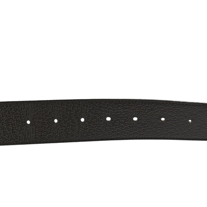 Gucci Textured Dollar Calfskin Double G 40mm Belt 90 36 Black 4 of 6